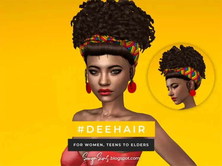 10 dee hair sims4 afro cc 10 Best Sims 4 Black Hair CC