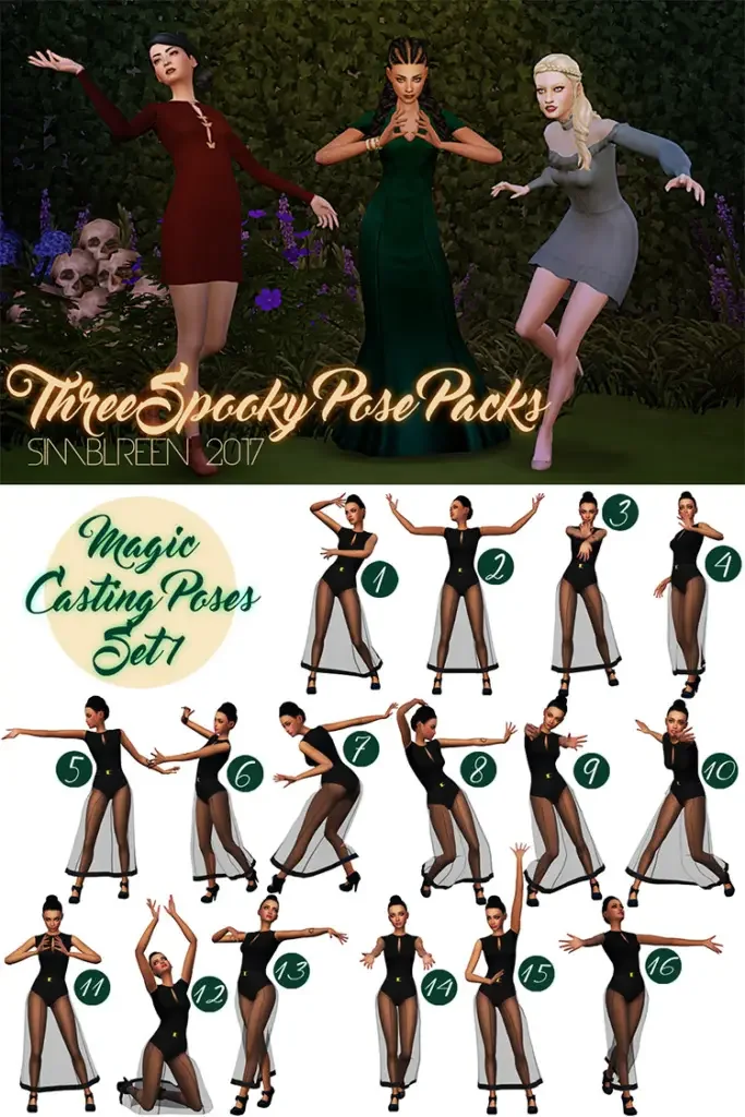 10 magic casting poses and casting group pose sims 4 20 Best Sims 4 Witch Mods & CC