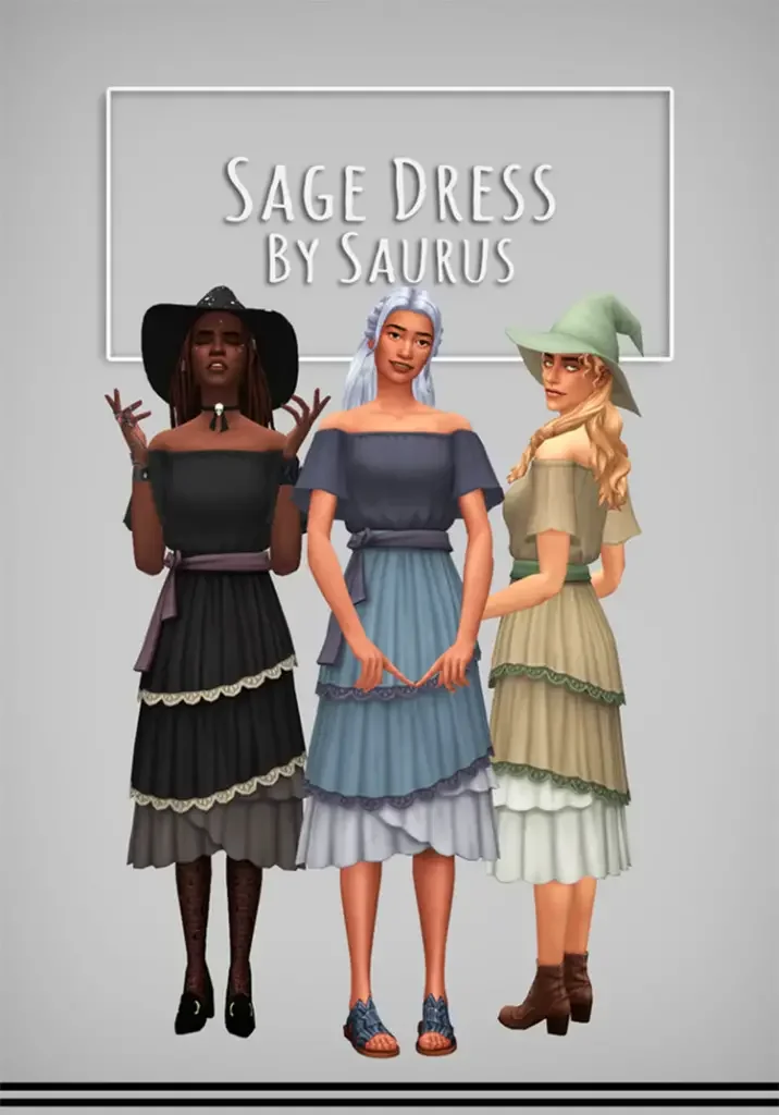 16 sage dress sims 4 cc 20 Best Sims 4 Witch Mods & CC