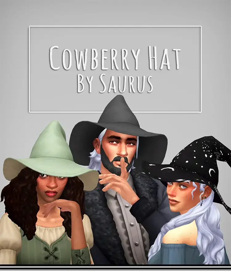 17 cowberry hat sims 4 cc screenshot 20 Best Sims 4 Witch Mods & CC