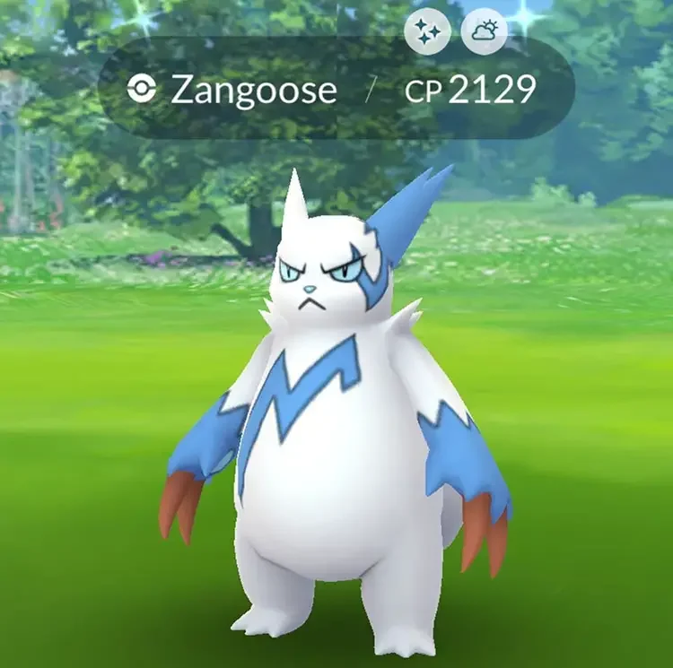 19 shiny zangoose pokemon 21 Blue-Colored Shiny Pokémon