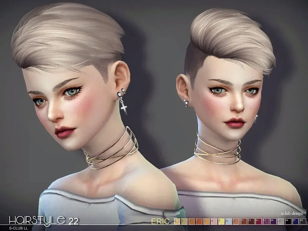 2 1 20 Sims 4 Short Female Hairstyles CC & Mods