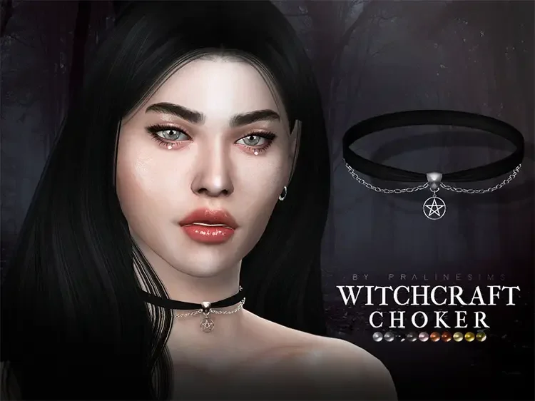 20 witchcraft choker sims 4 cc 1 20 Best Sims 4 Witch Mods & CC