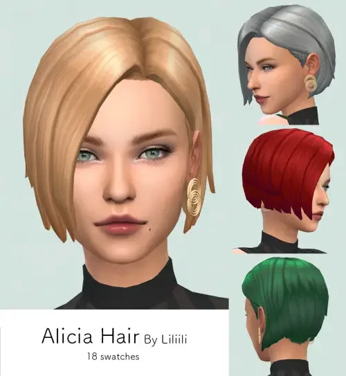 5 20 Sims 4 Short Female Hairstyles CC & Mods