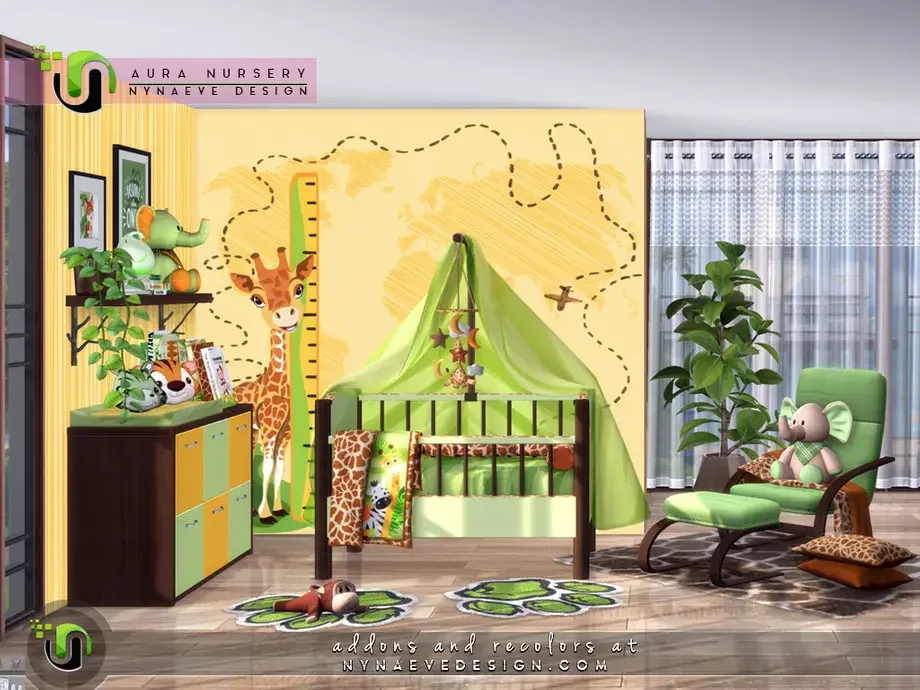 Aura Nursery by NynaeveDesign 25 Best Sims 4 Nursery Room CC & Mods