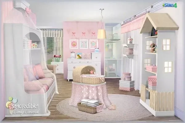 Candy Covered by SIMcredible 25 Best Sims 4 Nursery Room CC & Mods