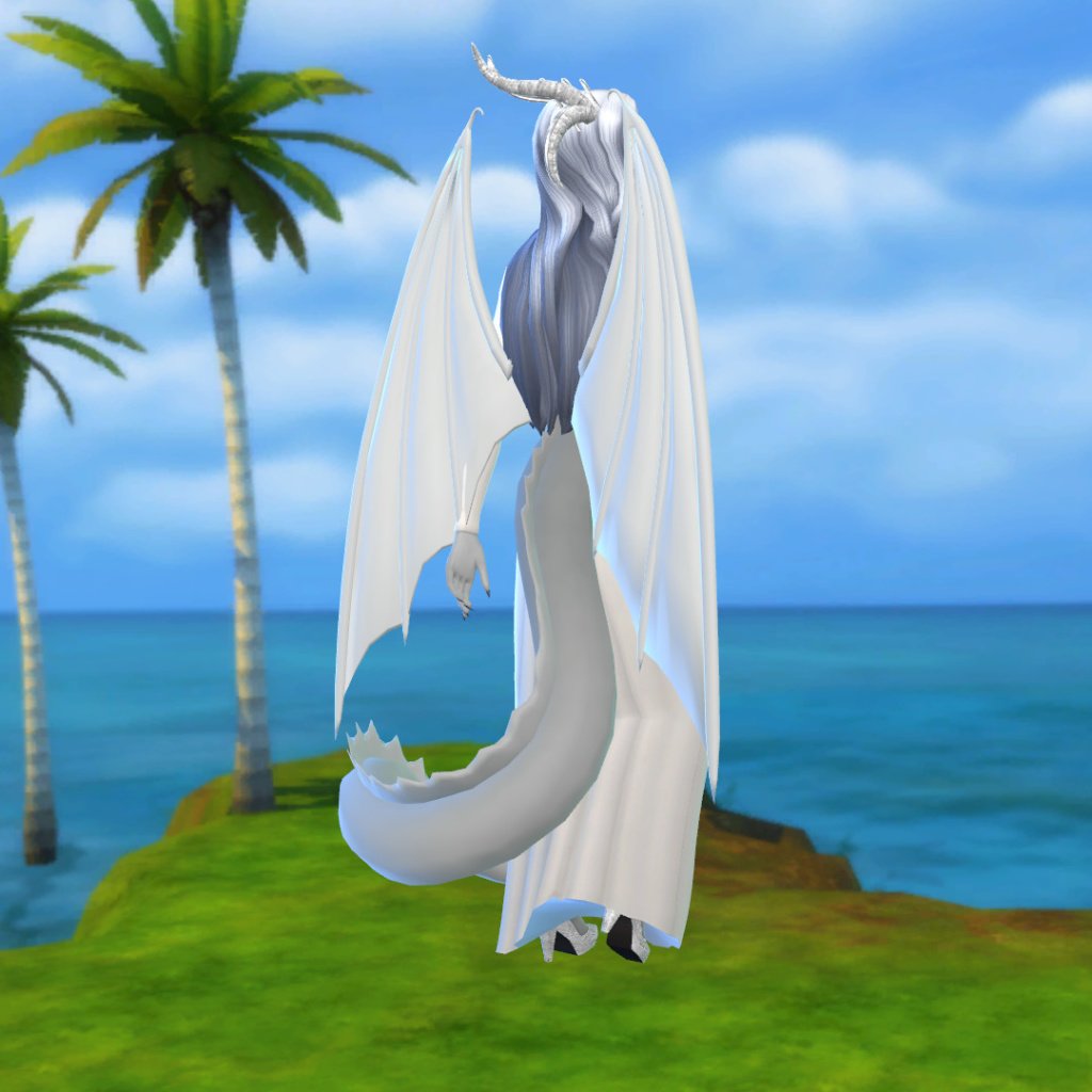 Dragon Tail by Zaneida The Sims 4 9 Sims 4 Tails Mods For Cats, Dragons, Foxes & More