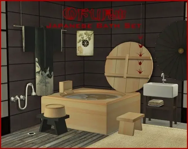 East Asian Bathroom Bathtub 29 Best Asian CC & Mods for The Sims 4