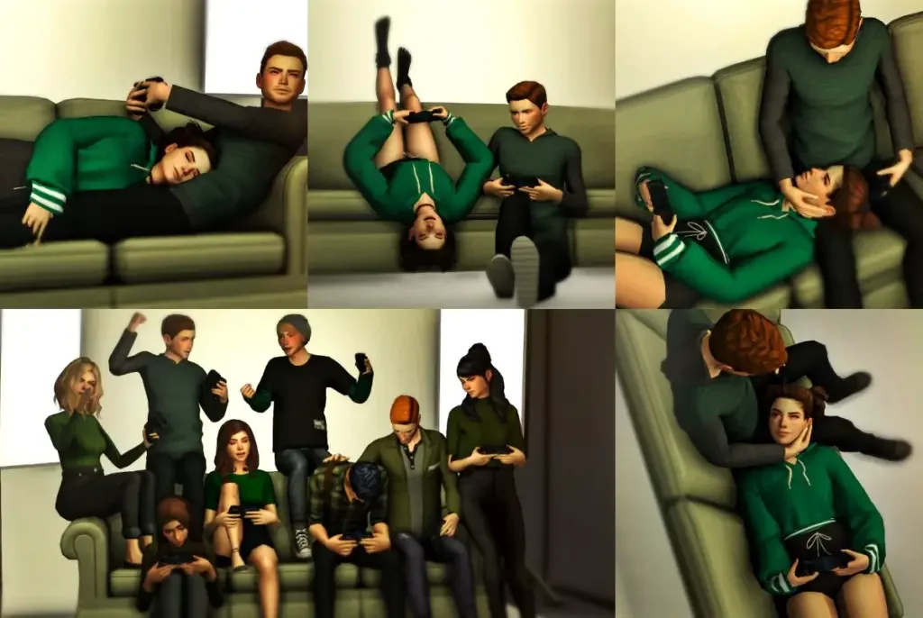 Film Pose Pack by MST Not So Interesting 25 Best Group Poses For Sims 4