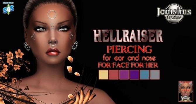HELLRAISER Sims 4 PIERCINGS CC 35 Best Sims 4 Piercings CC & Mods