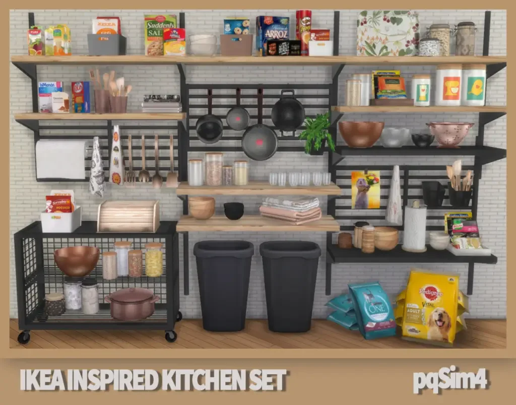 Ikea Inspired Kitchen Set 40 Best Sims 4 Clutter Mods & CC Packs