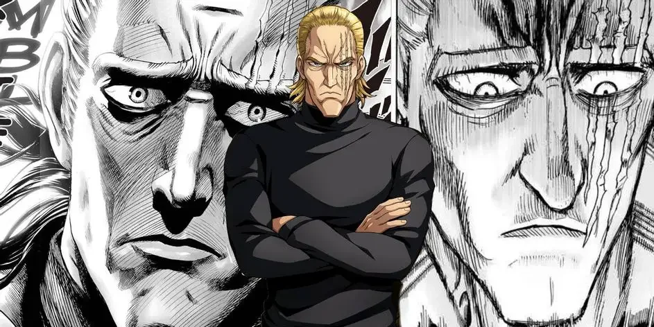One Punch Man King S Class Hero 16 Anime Guys With Scars