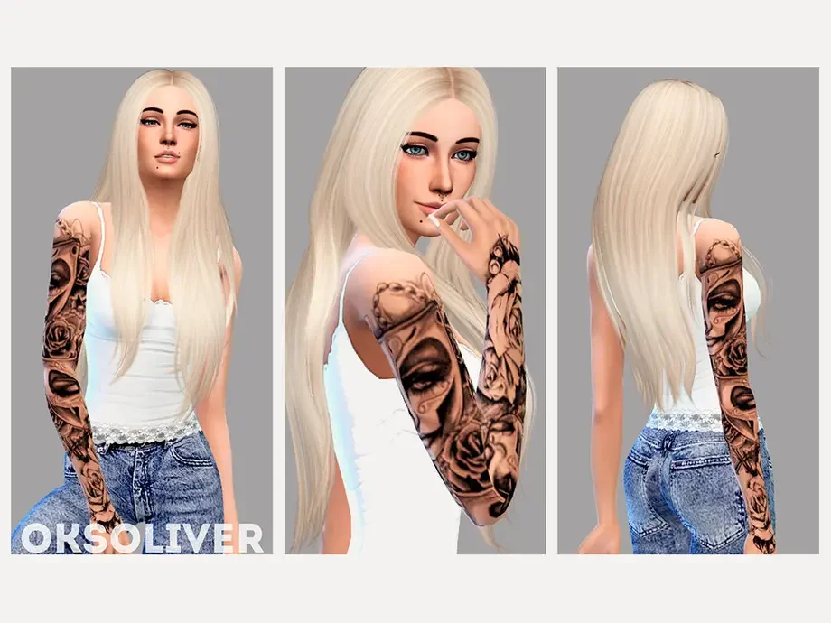 Roses Female Tattoo 35 Best Sims 4 Tattoos Mods & CC