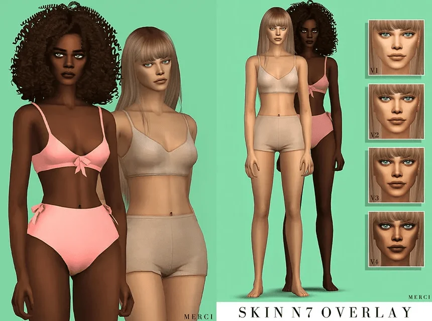 Skin N7 Overlay 33 Best Sims 4 Skin Overlay Mods & CC