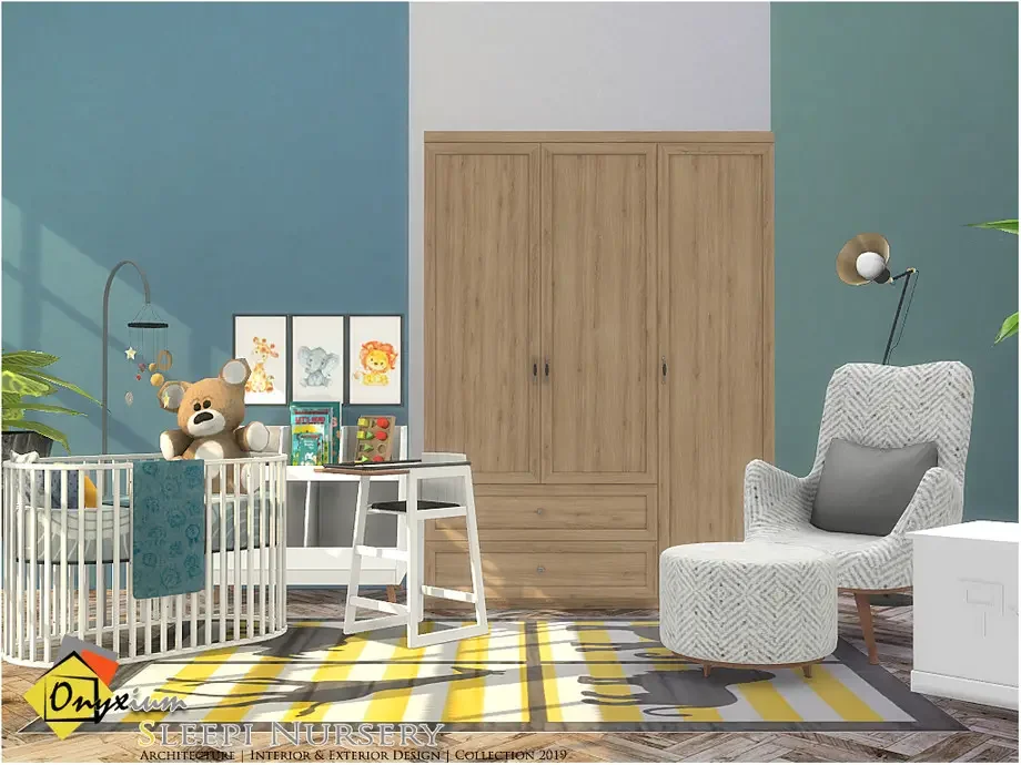 Sleepi Nursery by 25 Best Sims 4 Nursery Room CC & Mods