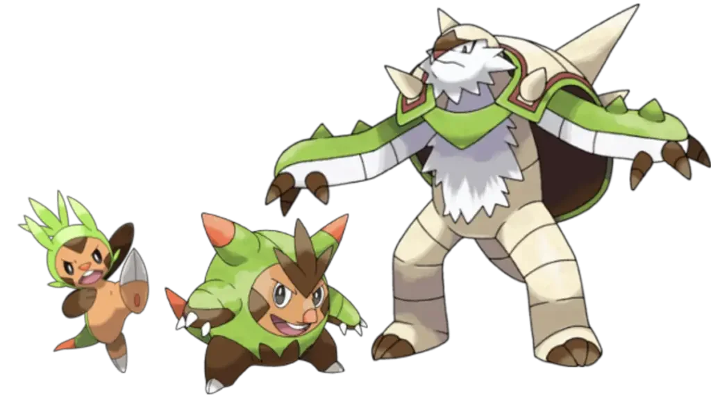 pokemon x and y in depth analysis chespin quilladin and chesnaught 8 Unique Grass-type Starter Packs