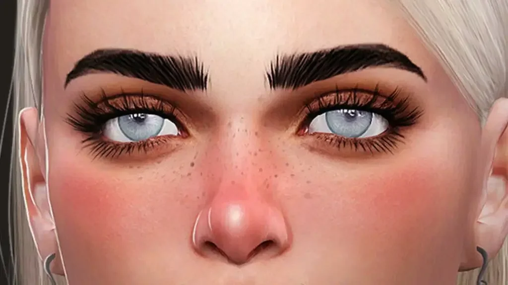 ruby and sapphire 3d lashes 1160x653 1 25 Best Sims 4 Body Mods