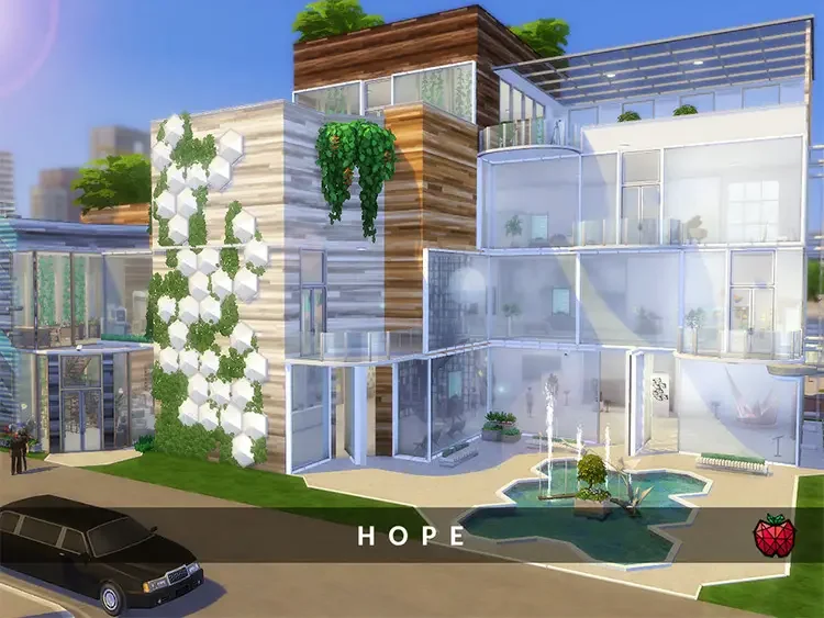 01 hope arts center sims4 cc 50 Best Sims 4 Houses & Lot Mods 