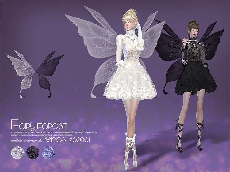 03 fairy forest wings sims 4 cc 15 Best Sims 4 Fairy CC & Mods: Lights & Wings