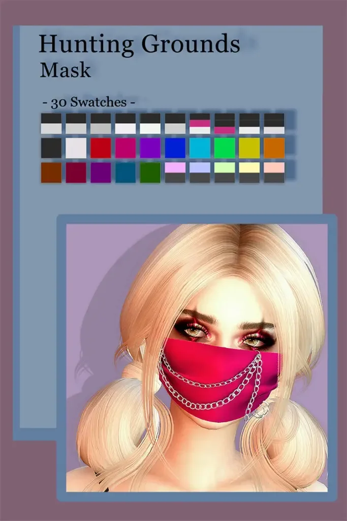 05 hunting grounds mask custom sims4 cc 15 Best Sims 4 Face Mask CC