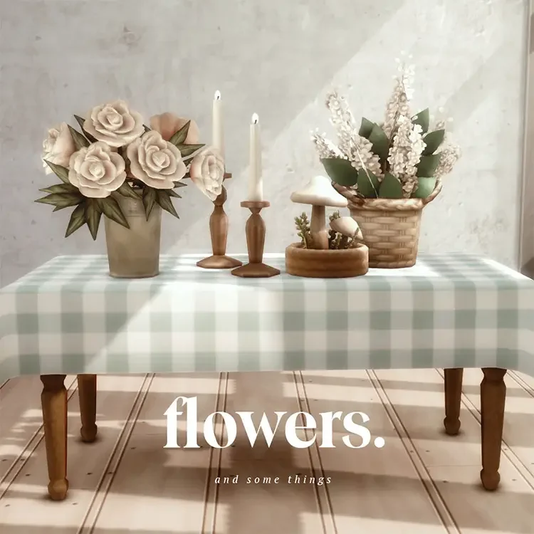 06 flowers and some things cc sims4 21 Best Sims 4 Cottagecore CC
