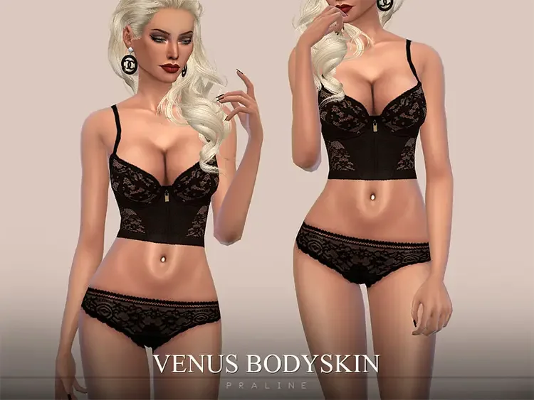 09 venus skin navel piercing mod cc ts4 10 Sims 4 Belly Rings & Belly Button Piercings CC