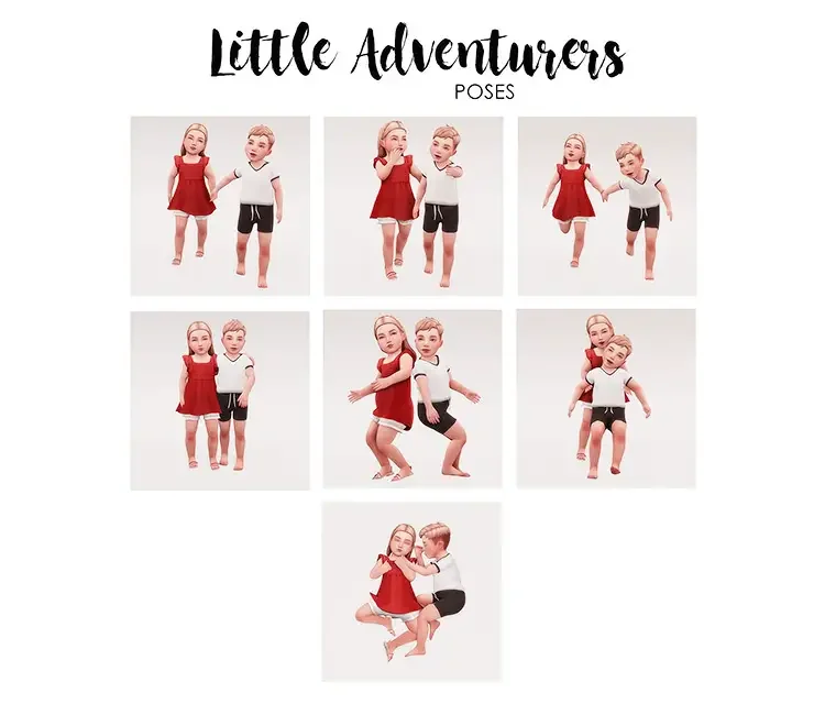 10 little adventurers poses sims 4 cc 16 Best Sims 4 Baby Shower Mods & CC