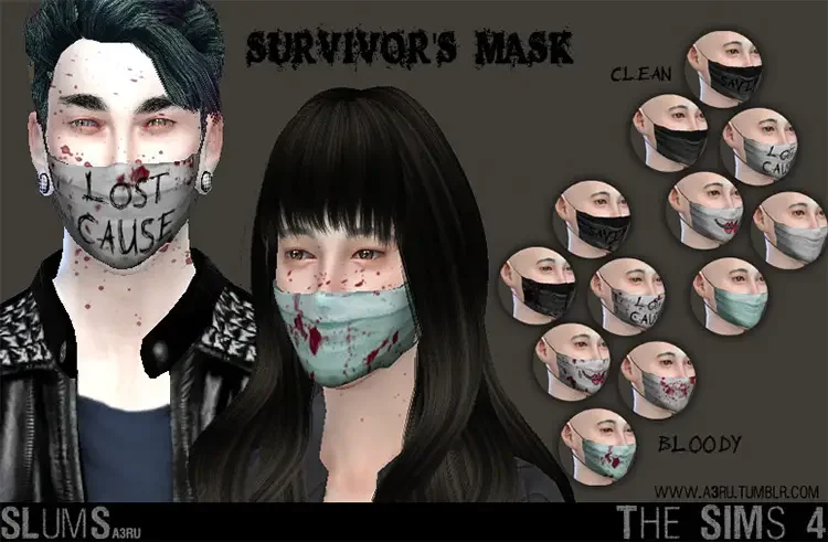 12 survivors mask sims4 cc 15 Best Sims 4 Face Mask CC