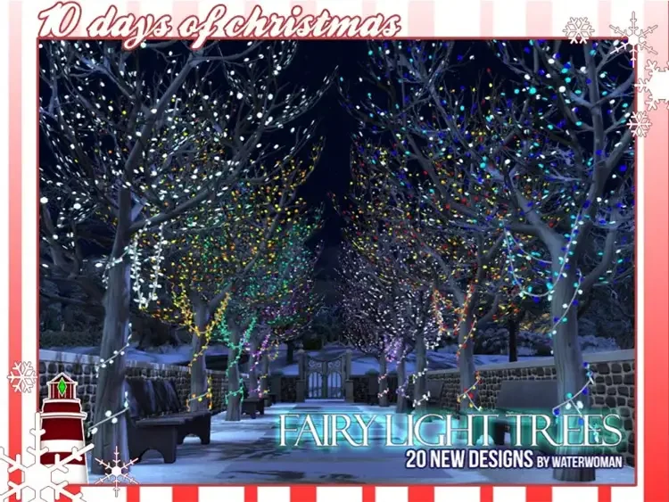 14 fairy light trees sims 4 cc 15 Best Sims 4 Fairy CC & Mods: Lights & Wings