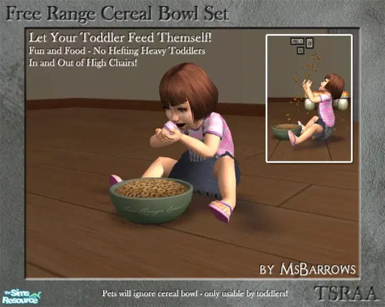 15 free range cereal bowl 30 Best Mods For The Sims 2