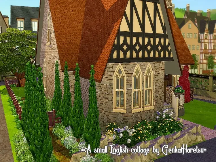 17 small english cottage sims4 cc 50 Best Sims 4 Houses & Lot Mods 