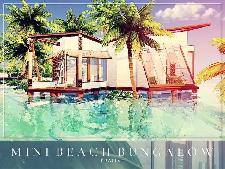 18 mini beach bungalow sims4 cc 50 Best Sims 4 Houses & Lot Mods 