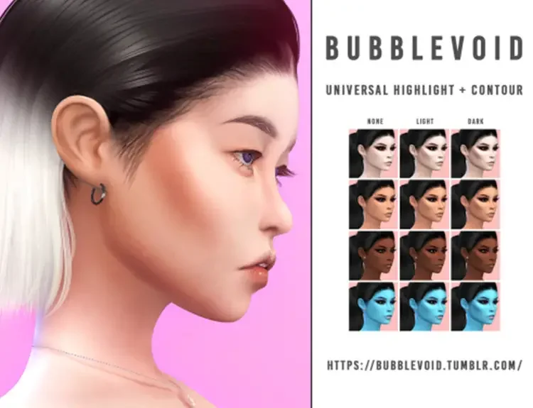 18 universal contour highlight sims 4 25 Best Sims 4 Makeup CC Packs & Mods