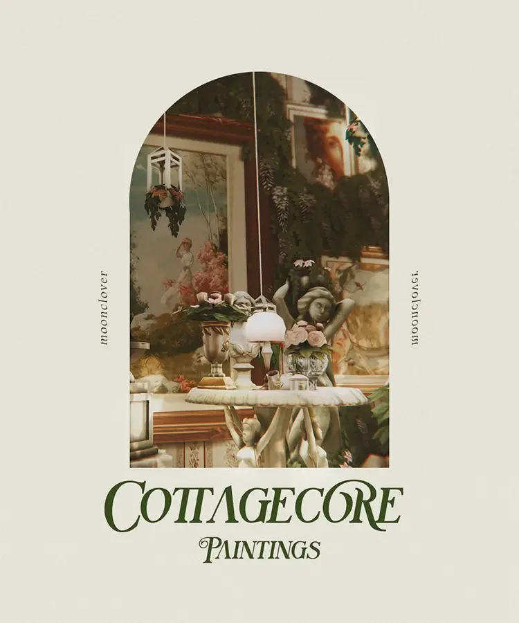 19 cottage core paintings sims 4 cc 21 Best Sims 4 Cottagecore CC