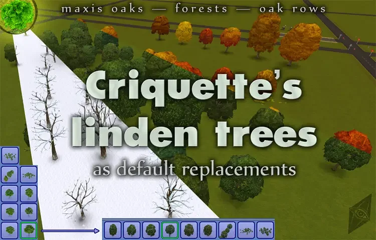 29 criquette linden trees 30 Best Mods For The Sims 2