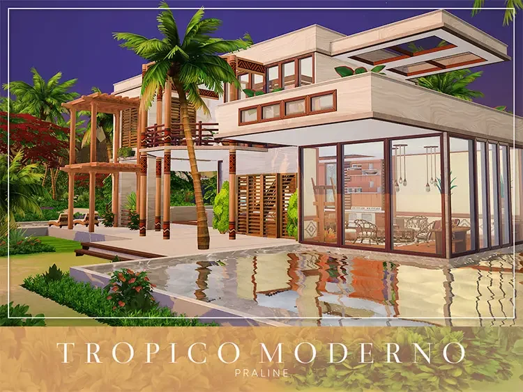 37 tropico moderno sims4 50 Best Sims 4 Houses & Lot Mods 
