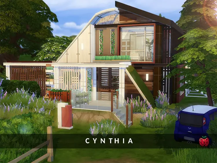 42 cynthia small home cc 50 Best Sims 4 Houses & Lot Mods 