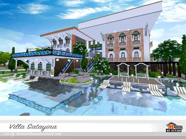 43 villa satayiana sims4 cc 50 Best Sims 4 Houses & Lot Mods 