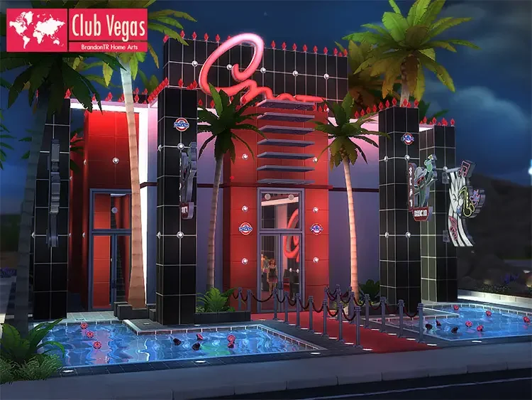 48 club vegas sims4 cc 50 Best Sims 4 Houses & Lot Mods 