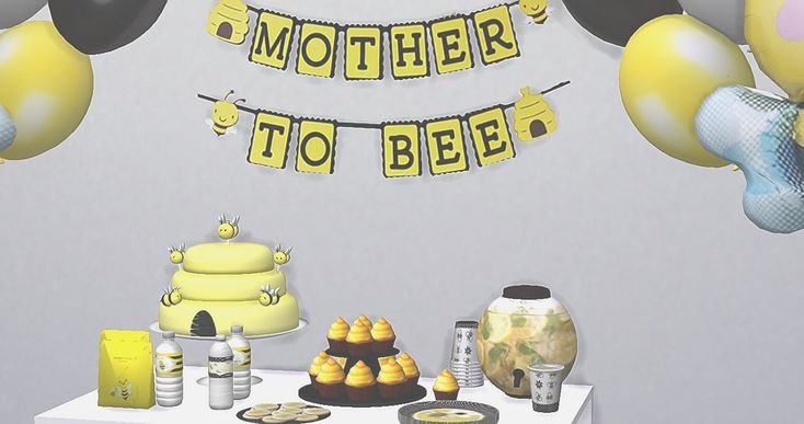 Bee Baby Shower Set 16 Best Sims 4 Baby Shower Mods & CC
