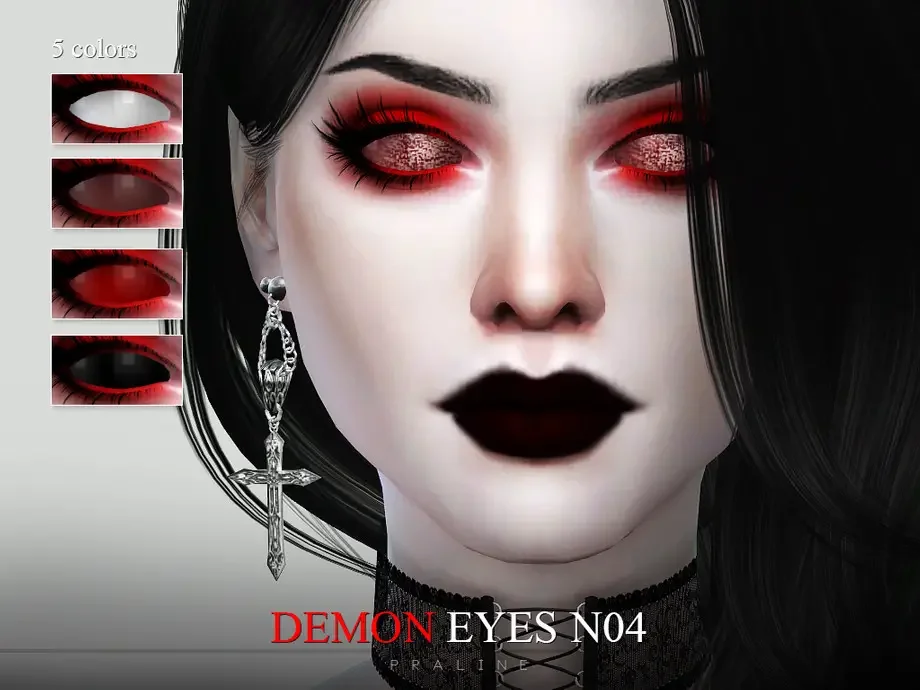 Demon Eyes N04 16 Best Sims 4 Demon CC & Mods