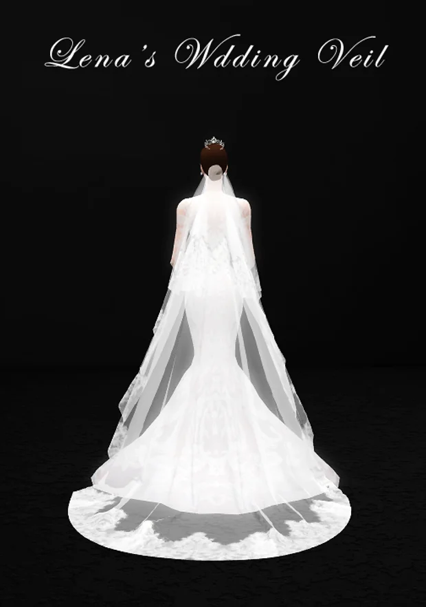 Lenas Wedding Veil 10 Best Sims 4 Wedding Veils CC & Mods
