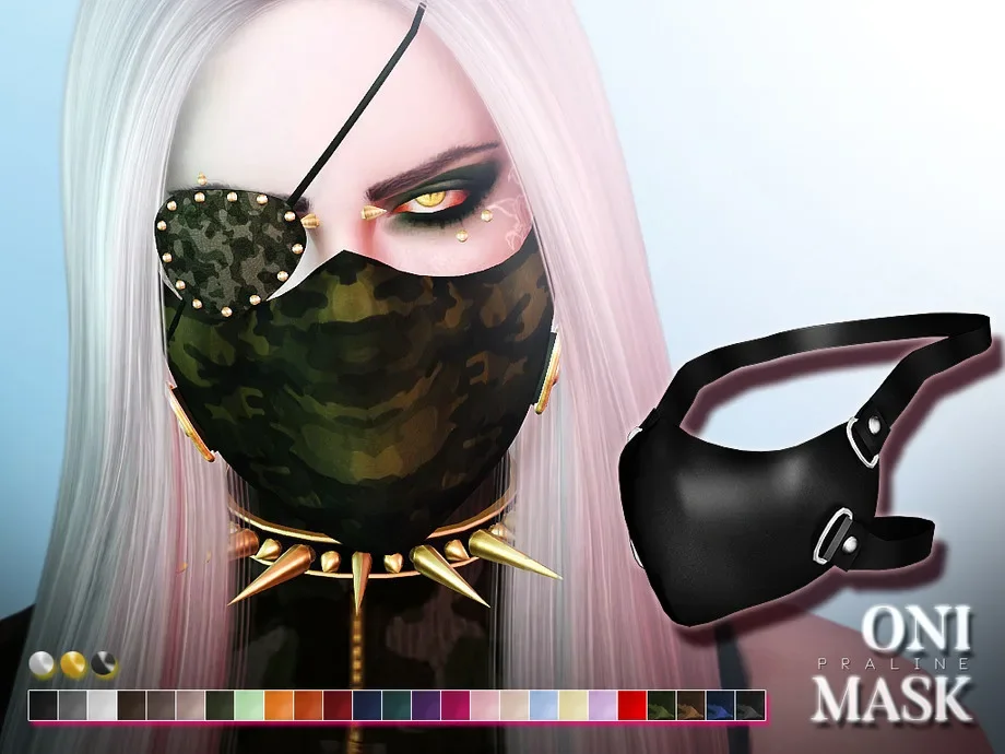 Oni Mask.jpg 15 Best Sims 4 Face Mask CC