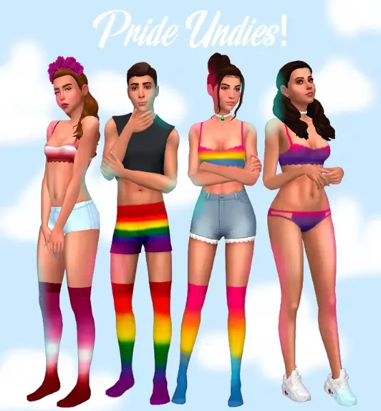 Pride Undies 18 Best Sims 4 Pride CC & LGBT Mod Packs