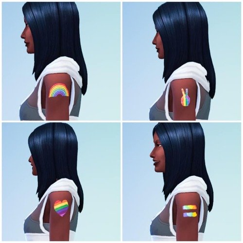 Pride Upper Arm Tattoo 18 Best Sims 4 Pride CC & LGBT Mod Packs
