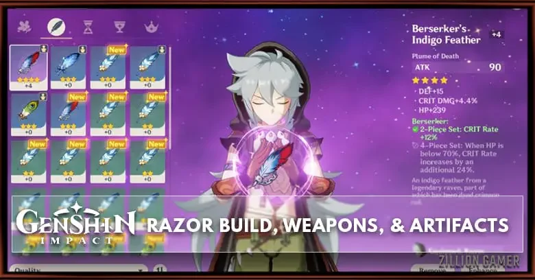 razor build genshin impact featured Genshin Impact: Best Razor Build