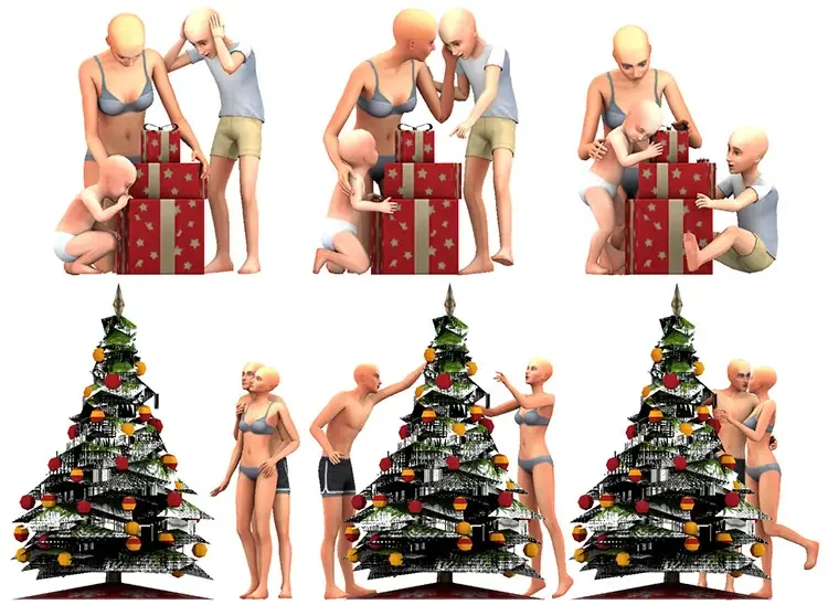 03 christmas group poses sims4 cc 21 Best Sims 4 Christmas Mods & CC Packs
