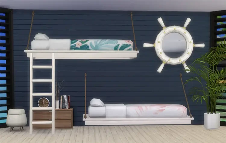06 tropic like its hot sims4 cc 21 Best Sims 4 Bedroom CC & Mods