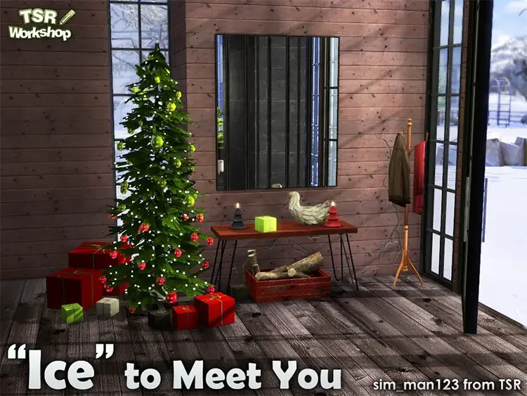 09 ice to meet you christmas set 1 21 Best Sims 4 Christmas Mods & CC Packs