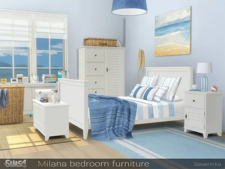 18 milana bedroom furniture cc sims4 21 Best Sims 4 Bedroom CC & Mods